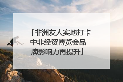 非洲友人实地打卡 中非经贸博览会品牌影响力再提升